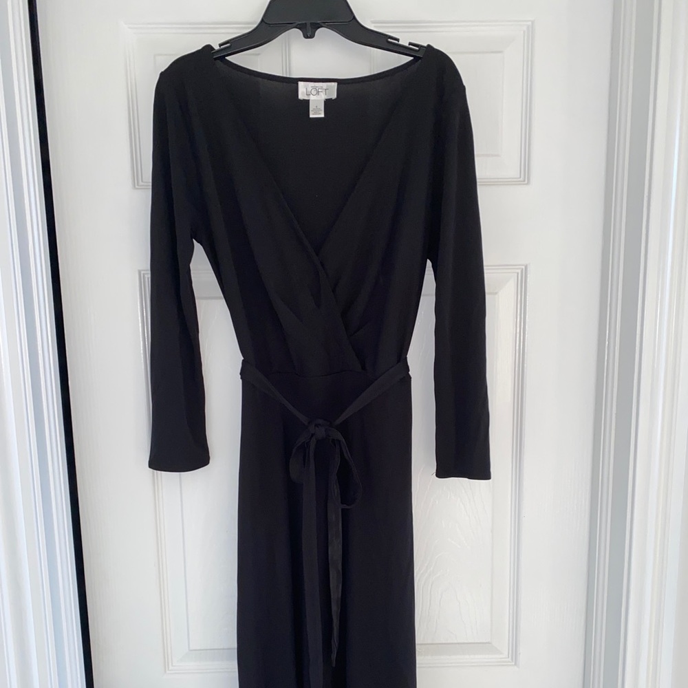 Ann Taylor Loft Black  Dress Sz 6
